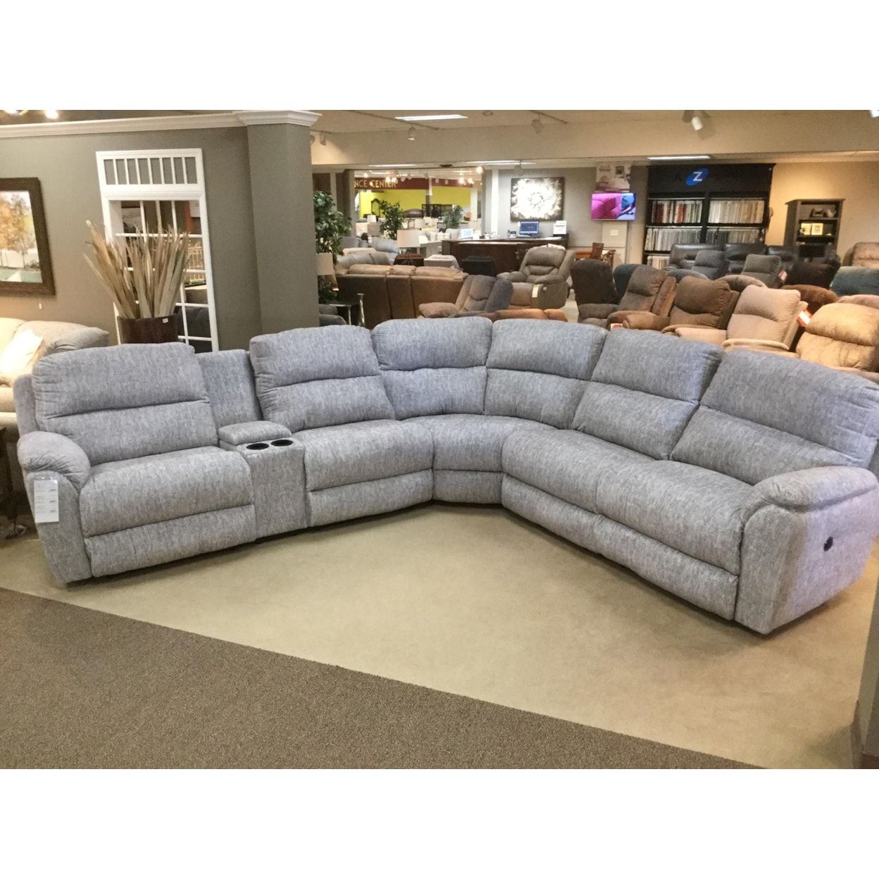 HomeStretch 205 20500770015 3 Pc Power Reclining Sectional